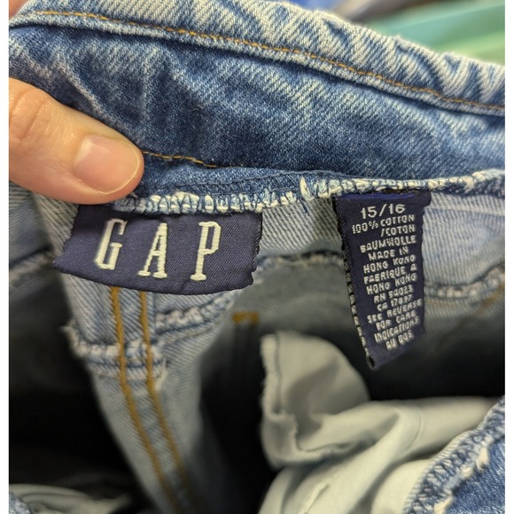 VTG Vintage GAP Jeans Tapered Straight Leg 90's Mom‎ Jeans Rigid Denim 32" - Picture 4 of 5